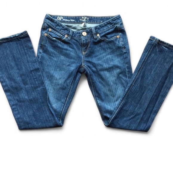 Ann Taylor loft modern boot jeans, size 25P - Picture 1 of 5